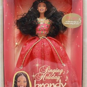 New in box - Mattel Barbie -Brandy sings Holiday Music -Doll still plays music